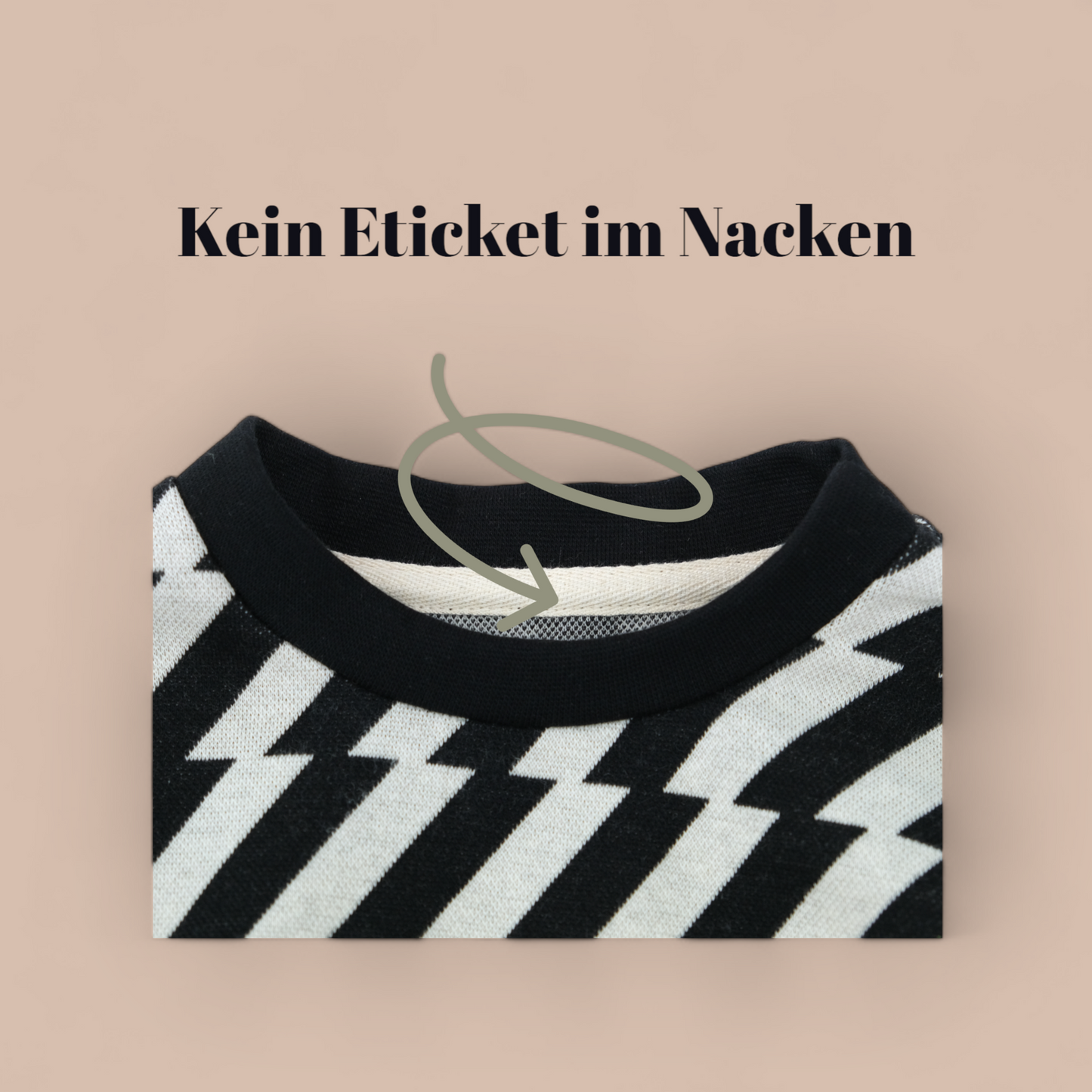 Pullover Black & White Street ZigZag